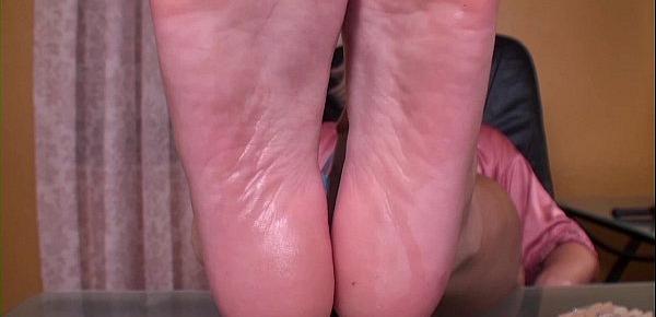  Footjob - Sons Unexpected Visit